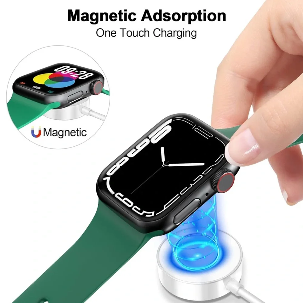 Apple Watch Magnetic Wireless Charging Cable 1m, (1 Pcs), Wireless Watch Charger